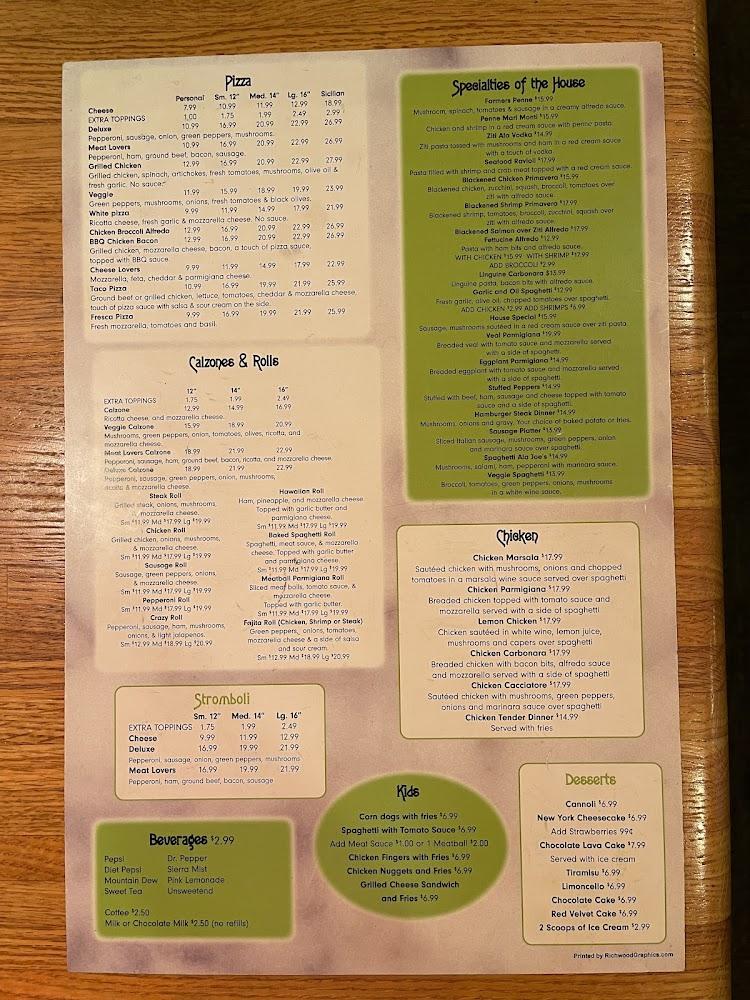 Joe's Pizza & Pasta Palace Tossed Salad